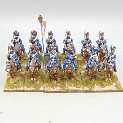 Grade B - Front Rank Miniatures - Napoleonic - French Line Hussars Unit