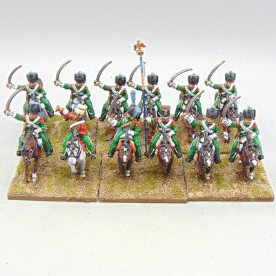 Grade B - Front Rank Miniatures - Napoleonic - French Line Chasseurs a Cheval Unit