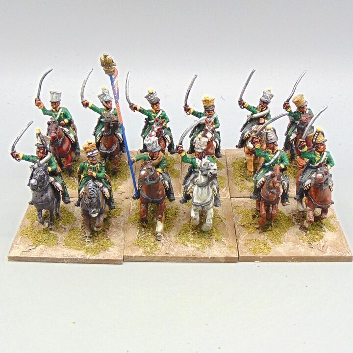 Grade C - Old Glory Miniatures - Napoleonic - French Line Chasseurs a Cheval Unit