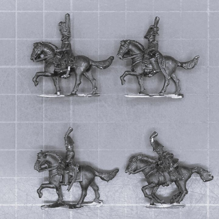 Minifigs, Napoleonic - Mounted French Generals & ADC's