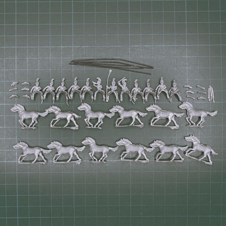 Minifigs, Napoleonic - French Line Lancer Unit