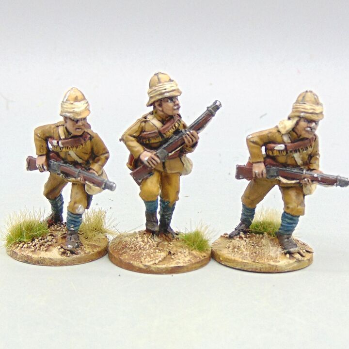 Grade D - Perry Miniatures - Mahdist War - Dismounted British Mounted Infantry
