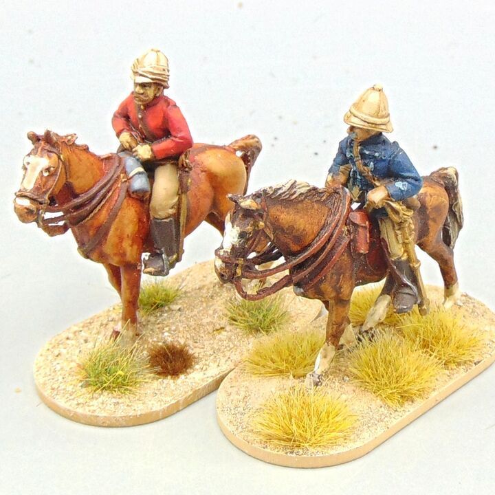 Grade D - Perry Miniatures - Mahdist War - Mounted British Infantry Officers