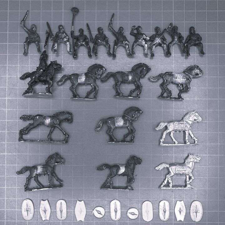 Wargames Foundry, Celtic/Ancient British: Mounted Warriors Unit