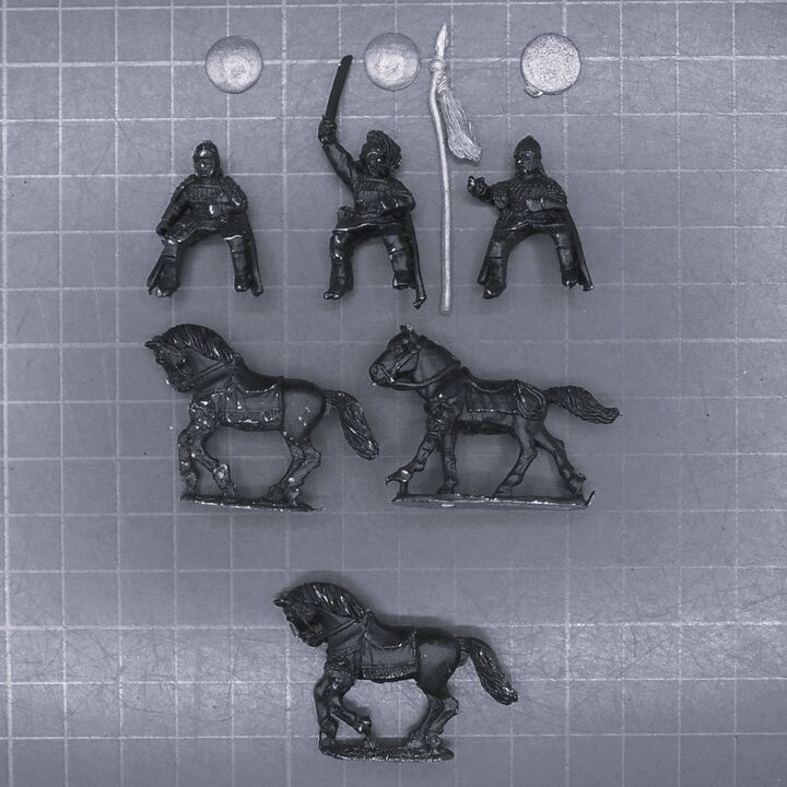 Wargames Foundry, Huns: Mounted Command Group