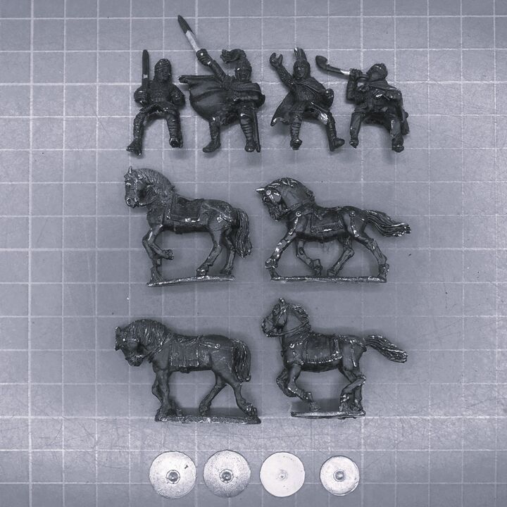 Wargames Foundry, Dark Ages: Romano British King Arthur Command Group