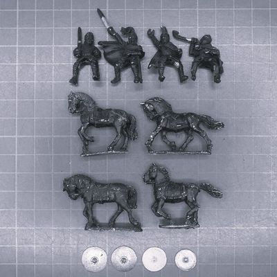 Wargames Foundry, Dark Ages: Romano British King Arthur Command Group