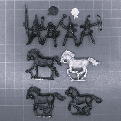 Wargames Foundry, Old West: Mounted Plains Indian Young Bloods