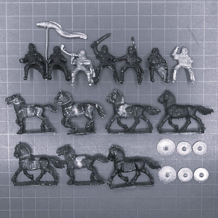 Wargames Foundry, Dark Ages: Romano British, Frankish or Gothic Cavalry Unit