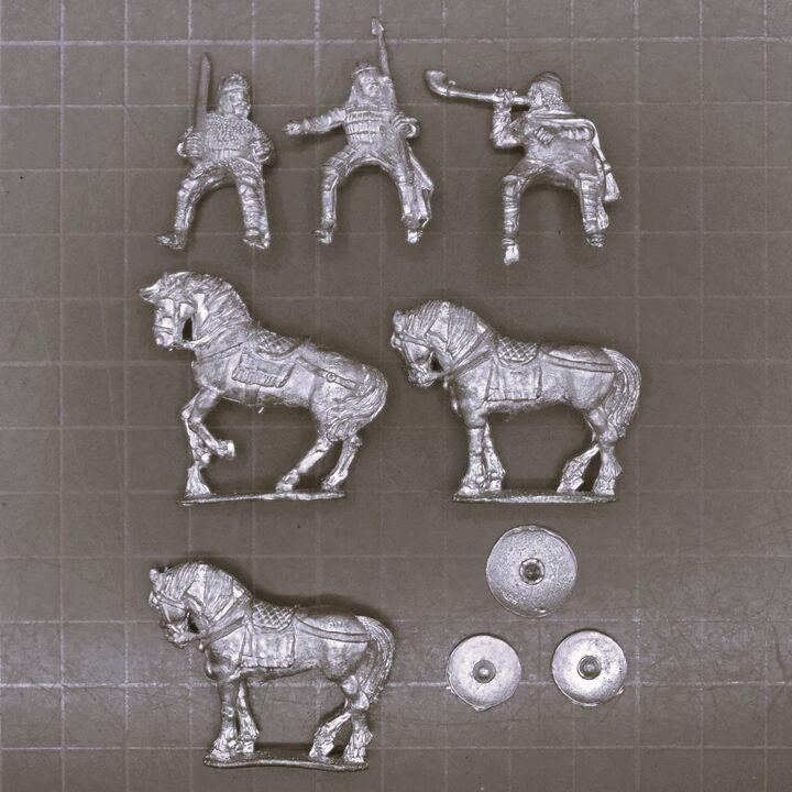 Wargames Foundry, Dark Ages: Romano British Mounted Command Group
