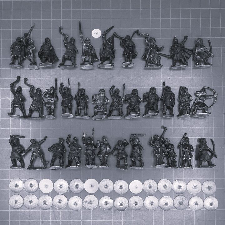 Wargames Foundry, Dark Ages: Frankish or Early Saxon Warband