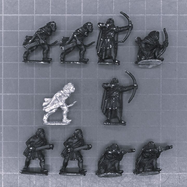 Wargames Foundry, Dark Ages: Pictish Archers & Crossbowmen