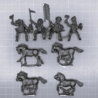 Wargames Foundry, Old West: Mounted Plains Indian Dog Soldiers