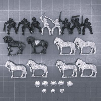 Wargames Foundry, Colonial India: Indian Tribal Warrior Cavalry