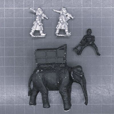 Wargames Foundry, Colonial India: Sikh Wars Indian War Elephant