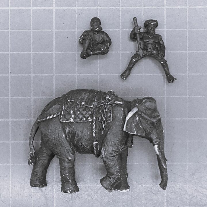 Wargames Foundry, Colonial India: Sikh Wars Indian Draught Elephant