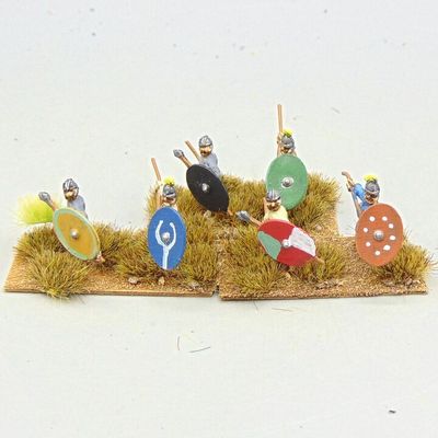 Grade D - Khurasan Miniatures - Late Imperial Roman - Unarmoured Javelinmen