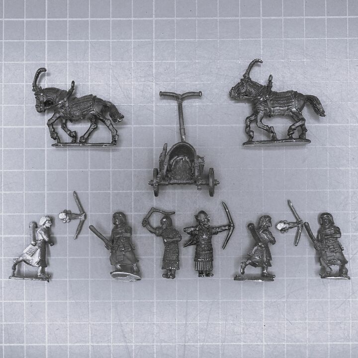 Wargames Foundry, New Kingdom Egyptian : Pharoah Rameses the Great Command Chariot