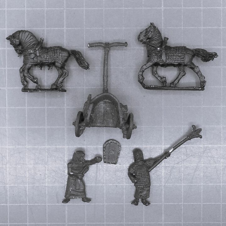 Wargames Foundry, New Kingdom Egyptian : Command Chariot