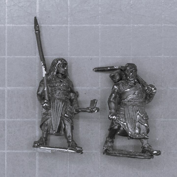 Wargames Foundry, New Kingdom Egyptian : Priest & Bodyguard