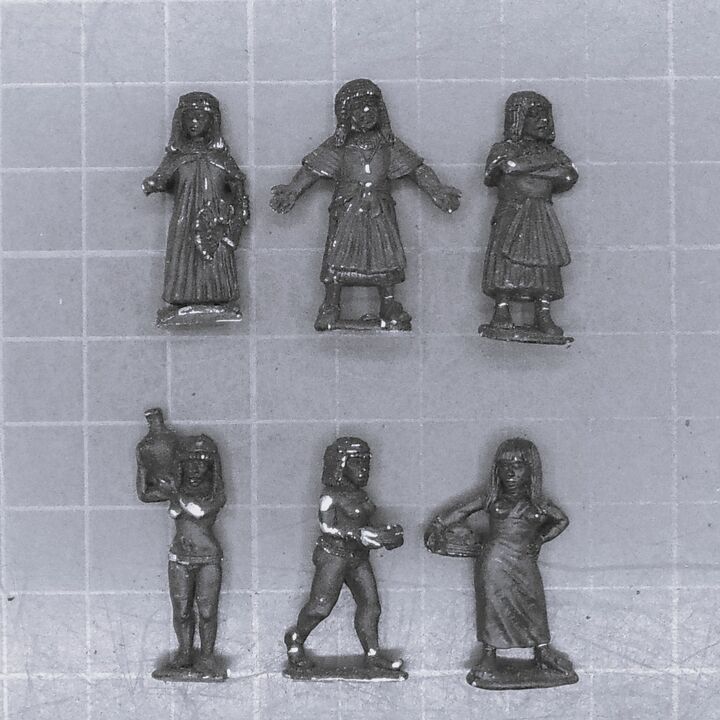Wargames Foundry, New Kingdom Egyptian : Civilians