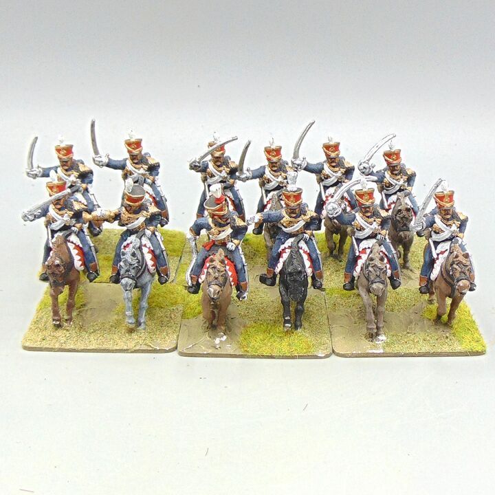 Grade D - Front Rank Miniatures - Napoleonic - British Hussar Unit