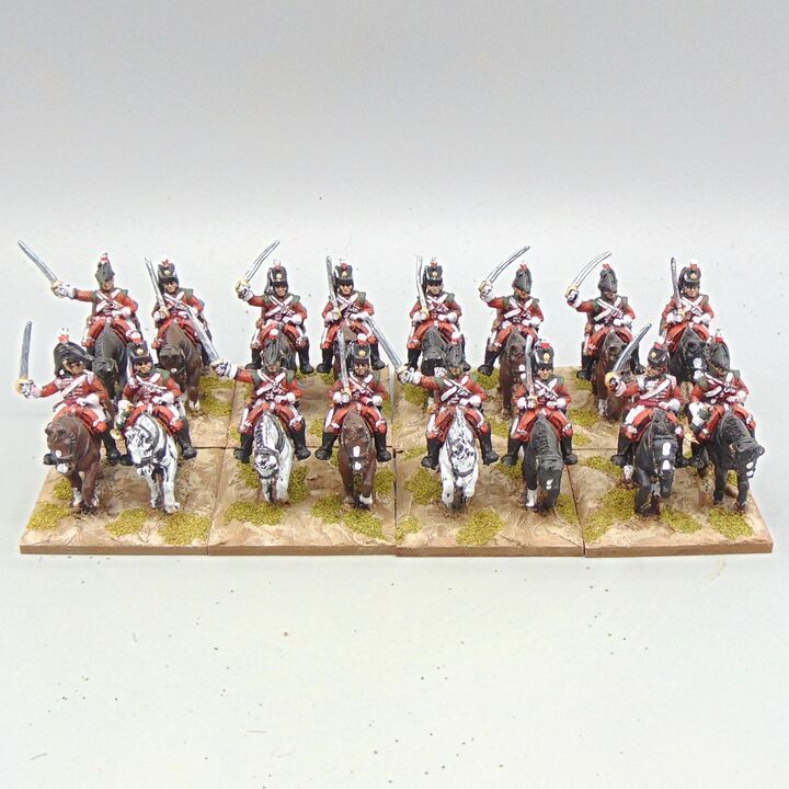 Grade D - Front Rank Miniatures - Napoleonic - Early British Dragoon Unit in Caps