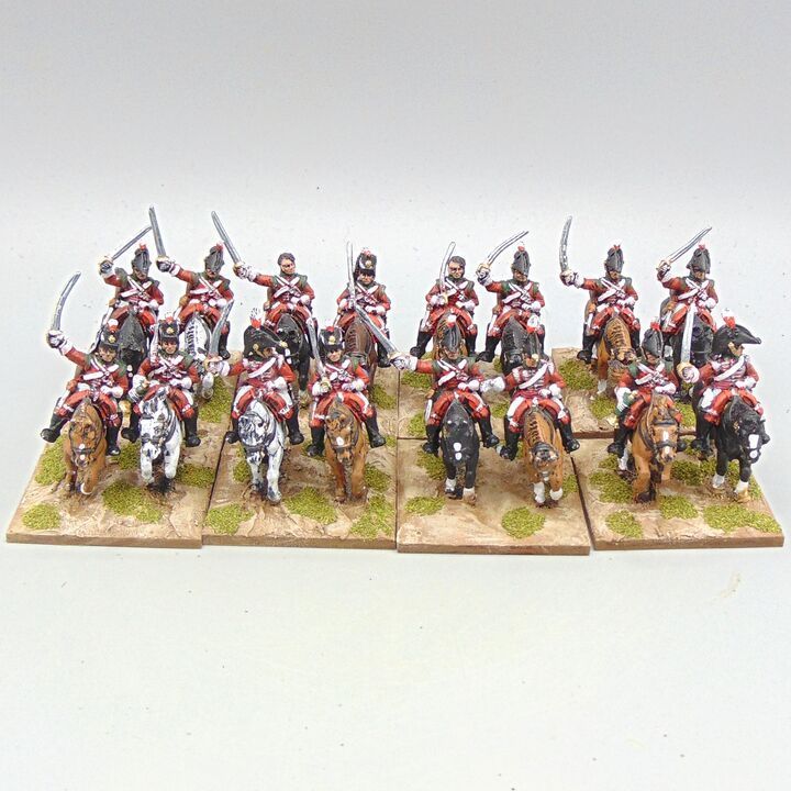 Grade D - Front Rank Miniatures - Napoleonic - Early British Dragoon Unit in Caps
