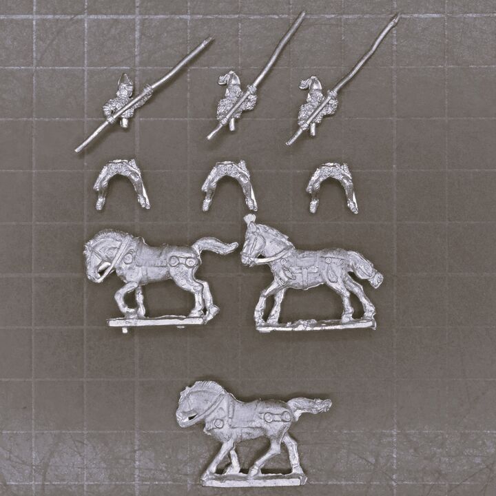 Khurasan Miniatures, Late Roman - Alanii Armoured Cavalry