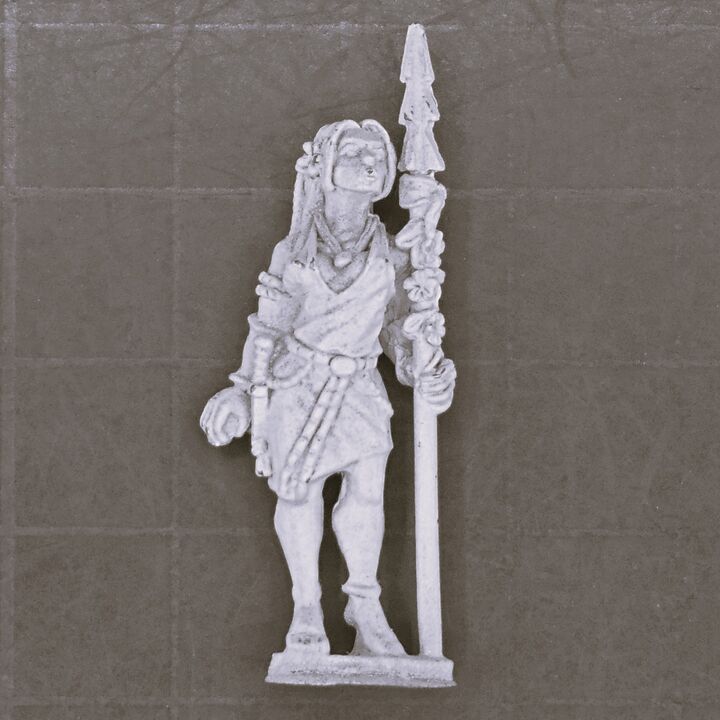 Warmonger Miniatures, Fantasy Elves: Nymph Warrior - Winterlily
