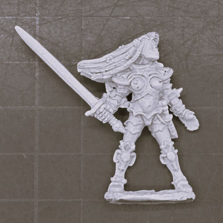Warmonger Miniatures, Fantasy Elves: Nymph Warrior - Bronwyn Nightshade
