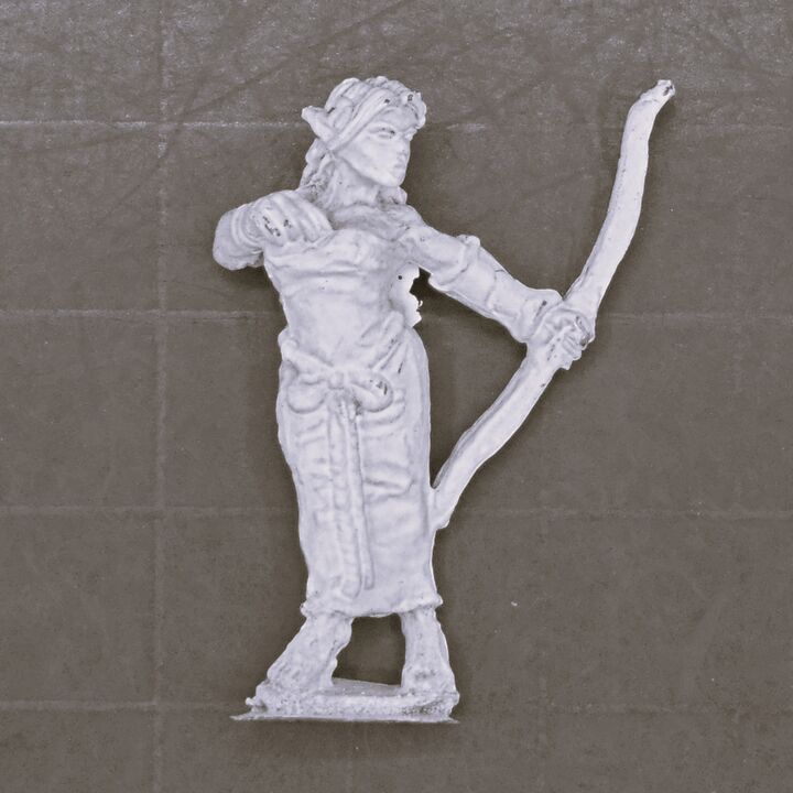 Warmonger Miniatures, Fantasy Elves: Nymph Warrior - Stoneflax