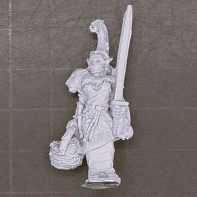 Warmonger Miniatures, Fantasy Elves: Nymph Warrior - Charlock Bloodflower