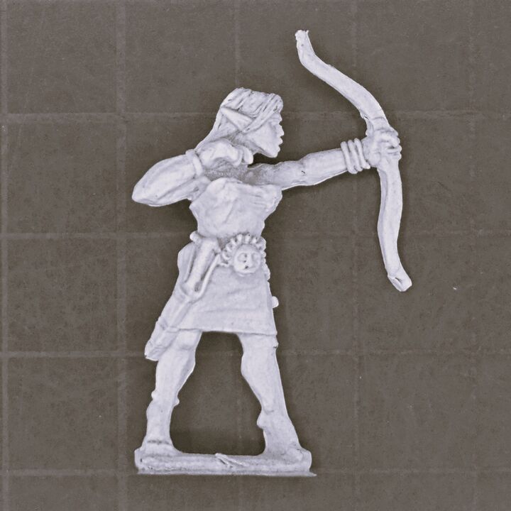 Warmonger Miniatures, Fantasy Elves: Nymph Warrior - Death Petal