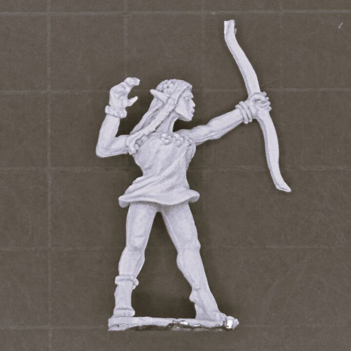 Warmonger Miniatures, Fantasy Elves: Nymph Warrior - Pale Lily