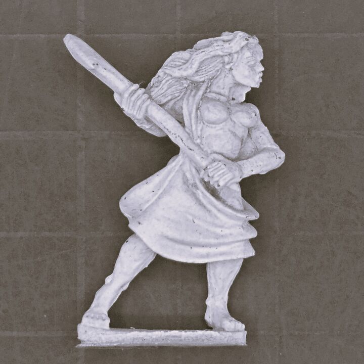 Warmonger Miniatures, Fantasy Elves: Nymph Warrior - Bindweed
