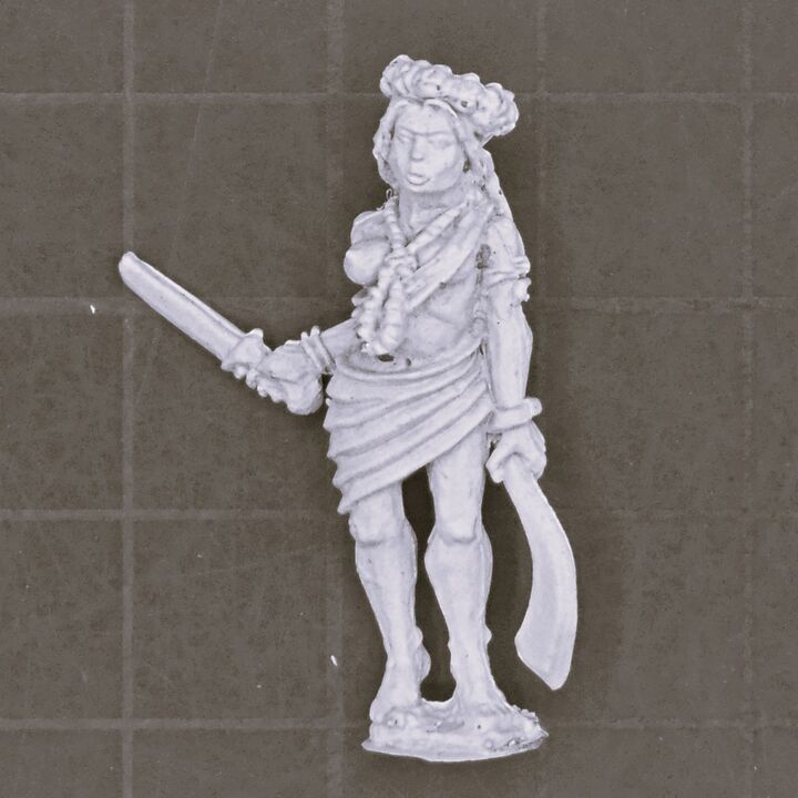 Warmonger Miniatures, Fantasy Elves: Nymph Warrior - Brindleflax