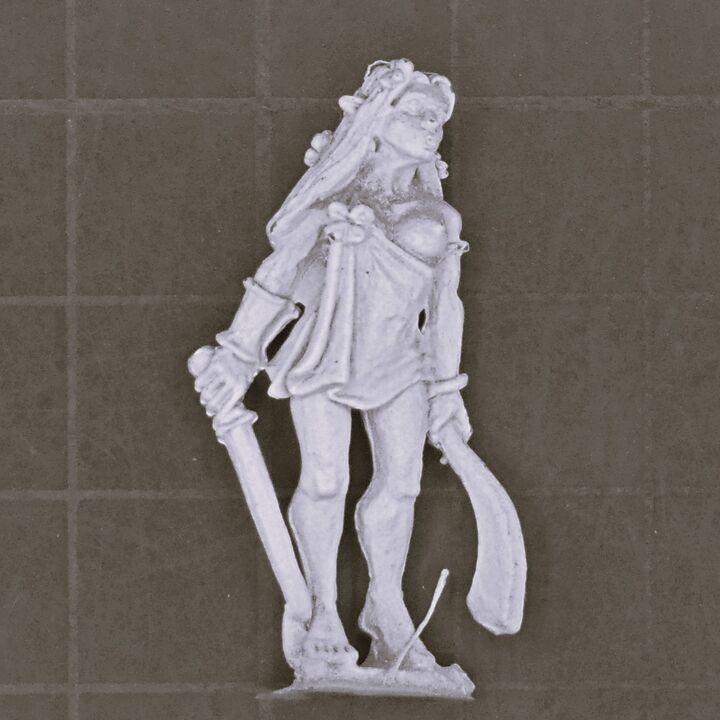 Warmonger Miniatures, Fantasy Elves: Nymph Warrior - Sorrel