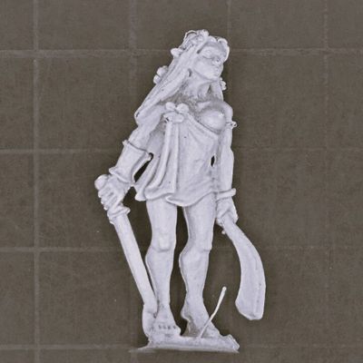 Warmonger Miniatures, Fantasy Elves: Nymph Warrior - Sorrel