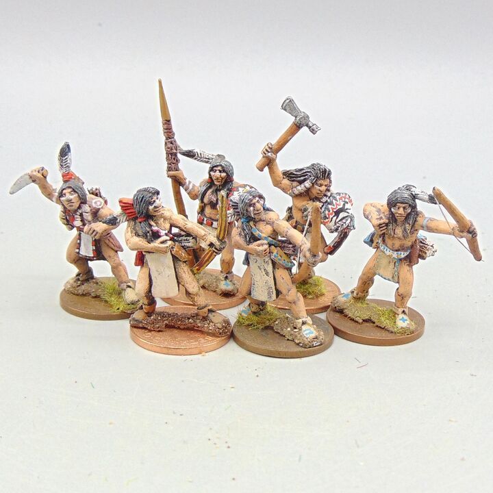 Grade D - Wargames Foundry - Plains Indian Wars - Plains Indian Warriors