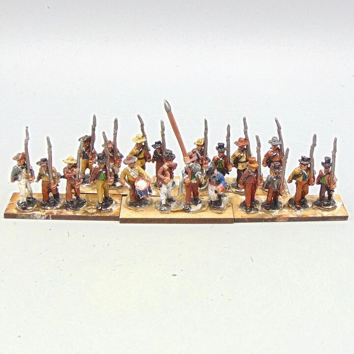 Grade D - Blue Moon Manufacturing - War of 1812 - US Militia Unit in Civilian Dress