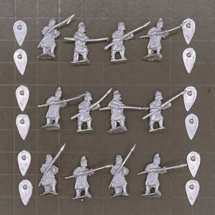 Khurasan Miniatures, Dark Ages - Anglo-Danish Greater Fyrd Infantry