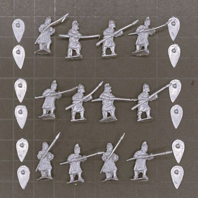 Khurasan Miniatures, Dark Ages - Anglo-Danish Greater Fyrd Infantry