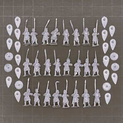 Khurasan Miniatures, Dark Ages - Anglo-Danish Fyrd Infantry