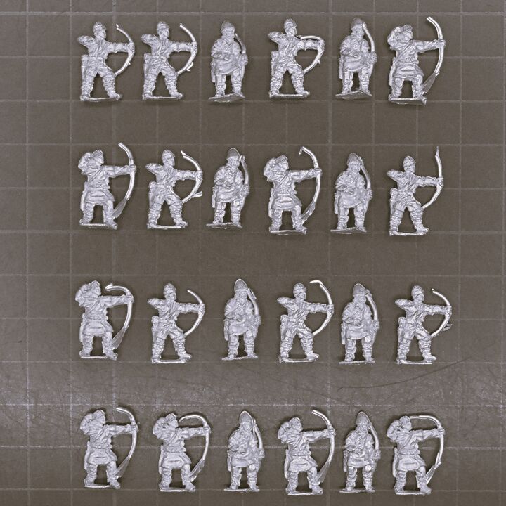 Khurasan Miniatures, Dark Ages - Unarmoured Norman Archers