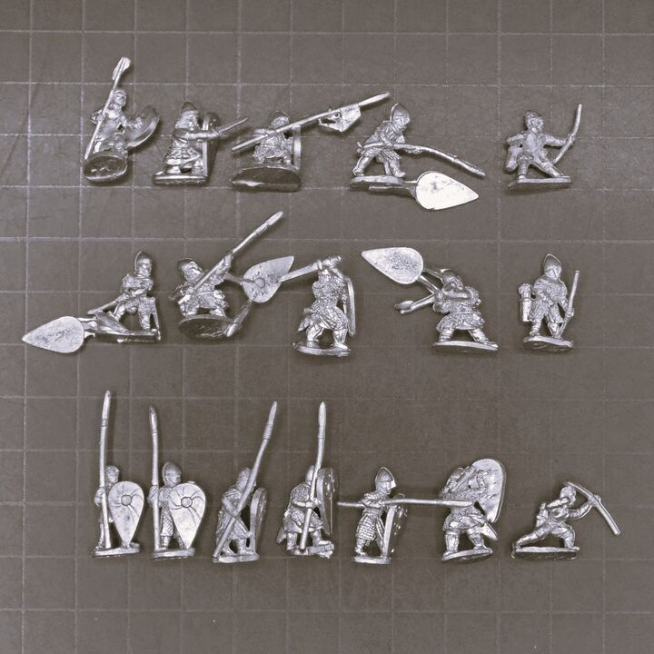Museum Miniatures, Dark Ages - Various Norman Infantry