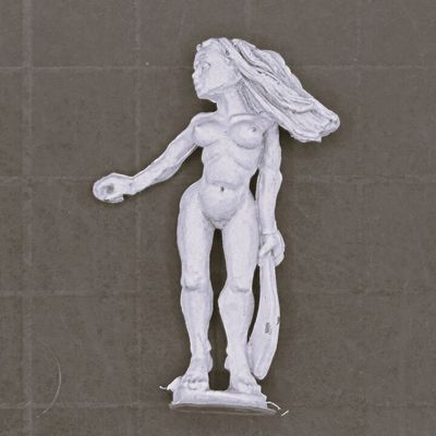 Warmonger Miniatures, Fantasy Elves: Nymph Warrior - Bryony