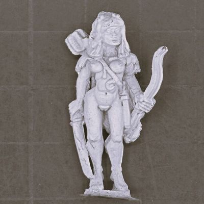 Warmonger Miniatures, Fantasy Elves: Nymph Warrior - Lacemoss