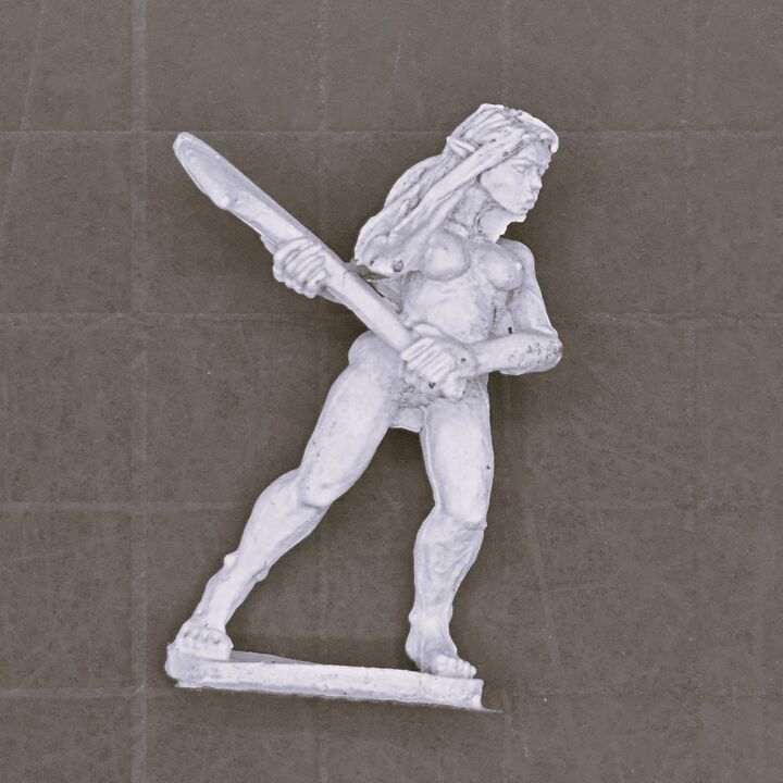 Warmonger Miniatures, Fantasy Elves: Nymph Warrior - Coltfoot