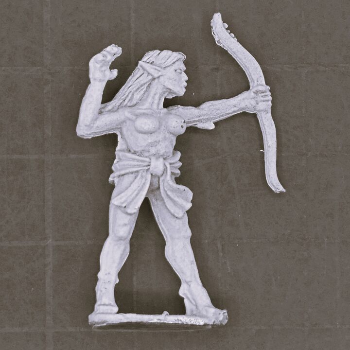 Warmonger Miniatures, Fantasy Elves: Nymph Warrior - Silverdew